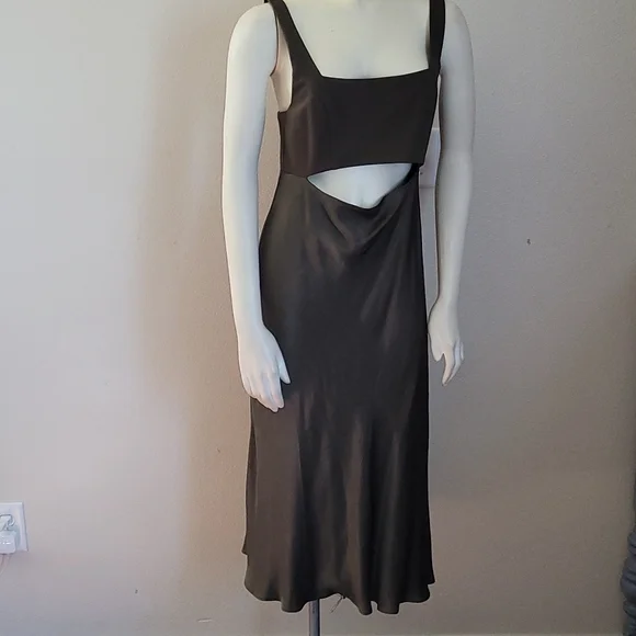 white christmas dresses Black Cutout Maxi Dress